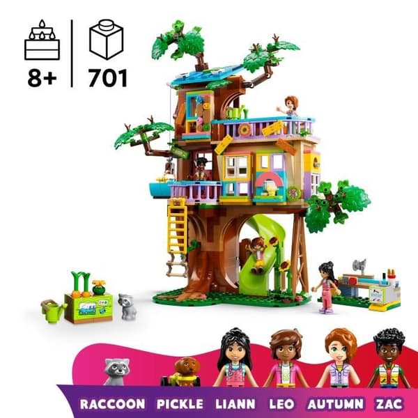 LEGO Friends 42652 Ystävyyden puumaja - Rakennuslelu 8-vuotiaille tytöille