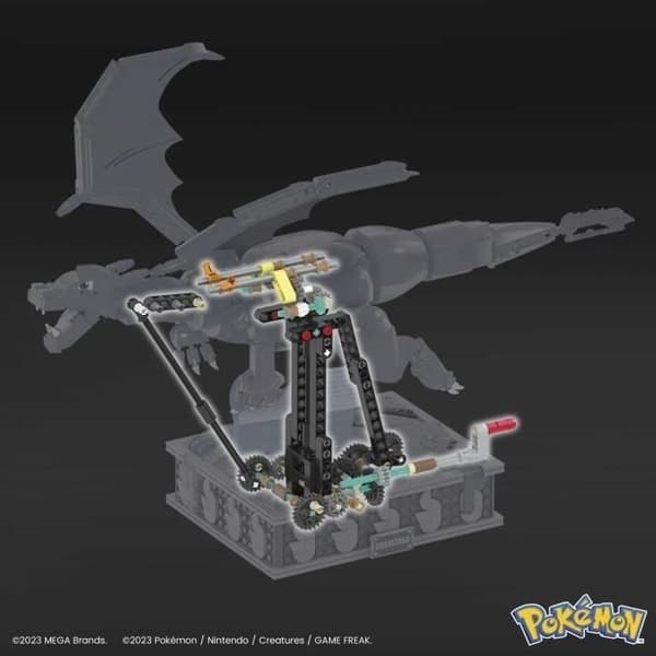 MEGA-Pokémon-Charizard i bevægelse, at bygge (1.663 stk.) HMW05