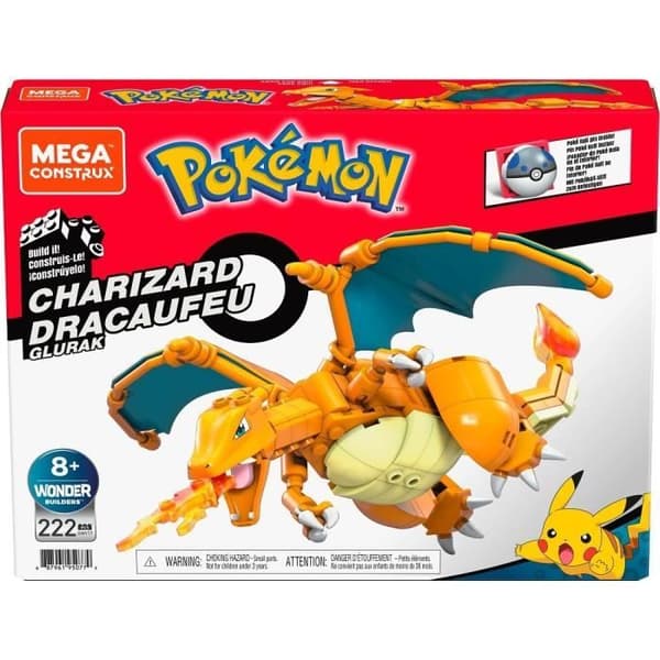 Mega Construx - Bygbar Pokémon Dacaufeu - Byggeklodser - Alder 8+ GWY77
