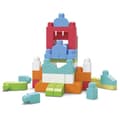 Pikkukuva 4 / 6: Mega Bloks - Keskikokoinen vaaleanpunainen pussi 60 palikkaa - Rakennuspalikat - 12 kuukaudesta ylöspäin DCH54