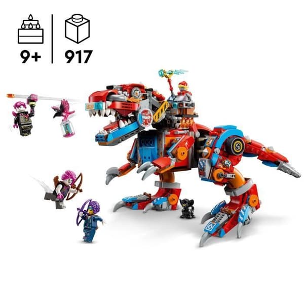LEGO DREAMZzz 71484 Coopers C-Rex Dinosaurrobot - T. rex eller Pterodactyl Figur