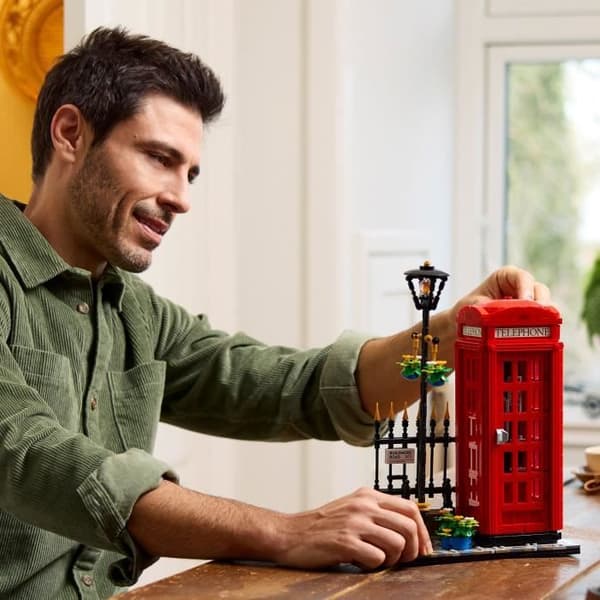 LEGO Ideas 21347 Eksklusivt hos Cdiscount London Telefonboks Boligindretning for anglofiler