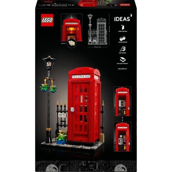 LEGO Ideas 21347 Eksklusivt hos Cdiscount London Telefonboks Boligindretning for anglofiler