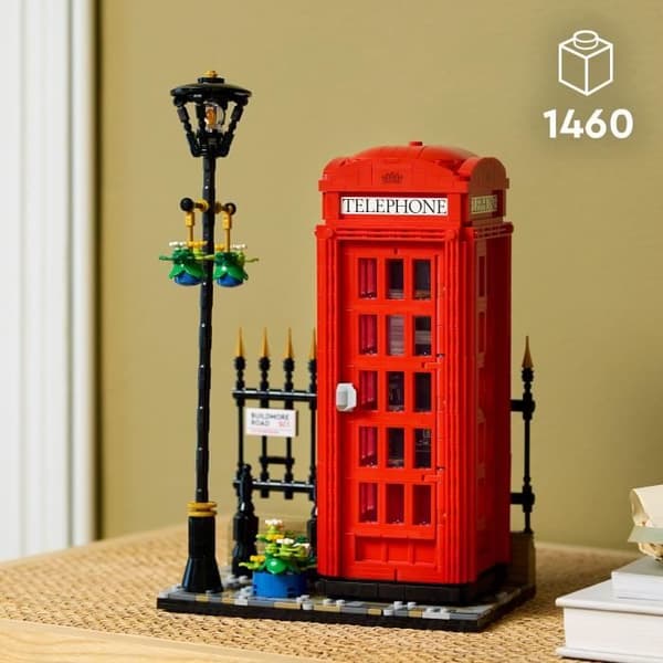 LEGO Ideas 21347 Eksklusivt hos Cdiscount London Telefonboks Boligindretning for anglofiler