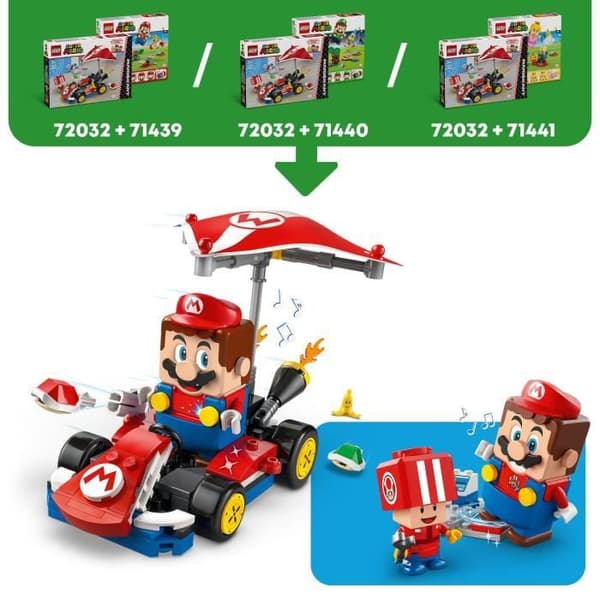 LEGO Super Mario 72032 Mario Kart – Standard Gokart – Billegetøj til børn fra 7 år