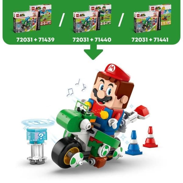 LEGO Super Mario 72031 Mario Kart – Yoshimoto – Byggelegetøj til børn