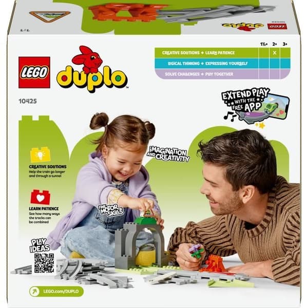LEGO DUPLO My Town 10425 Laajennussetti: Junaradat ja tunneli - Lasten lelu