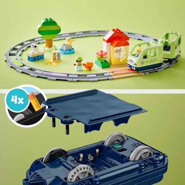 LEGO DUPLO Min By 10427 Interaktivt Eventyrtog - Tidligt Læringslegetøj til 2-årige