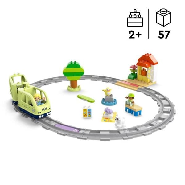 LEGO DUPLO Min By 10427 Interaktivt Eventyrtog - Tidligt Læringslegetøj til 2-årige