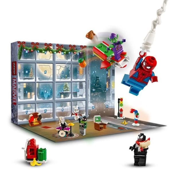 LEGO Marvel 76293 Spider-Man Adventskalender 2024 - Festlig gave til børn