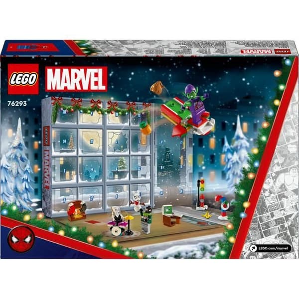 LEGO Marvel 76293 Spider-Man Adventskalender 2024 - Festlig gave til børn