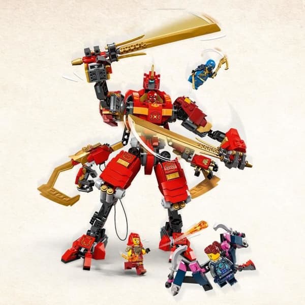 LEGO NINJAGO 71812 Kain ninjakiipeilijärobottiseikkailuleikkisetti lapsille