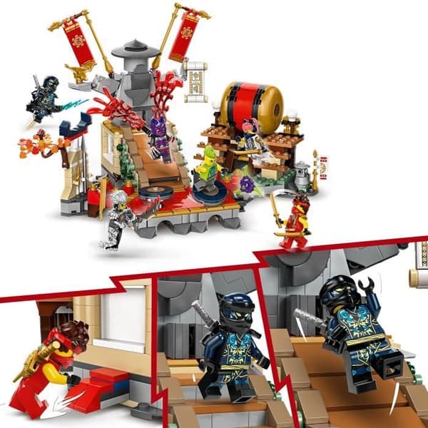 LEGO NINJAGO 71818 Turneringsarena - Ninja-actionleksak för barn