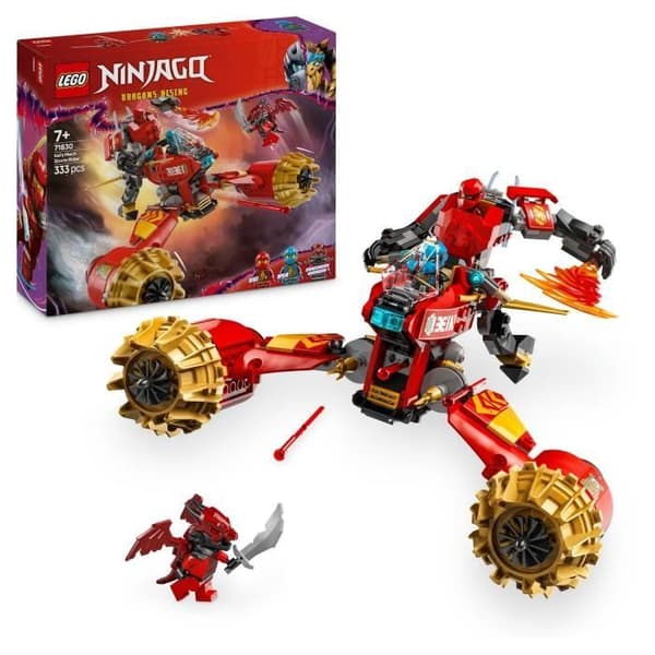 LEGO NINJAGO 71830 Kai Mech Stormcykel - Pojkars Byggleksak