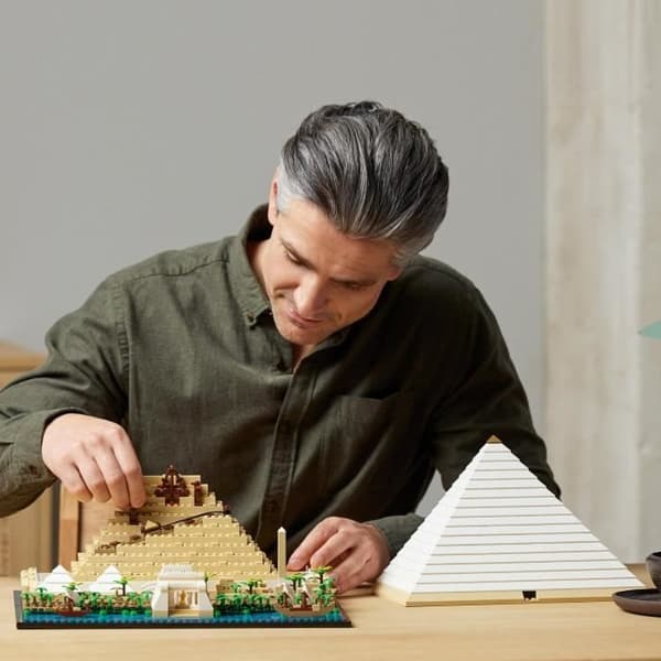 LEGO 21058 Architecture Den store pyramide i Giza, kreativ fritidsmodel til at bygge, verdensmonument og dekoration