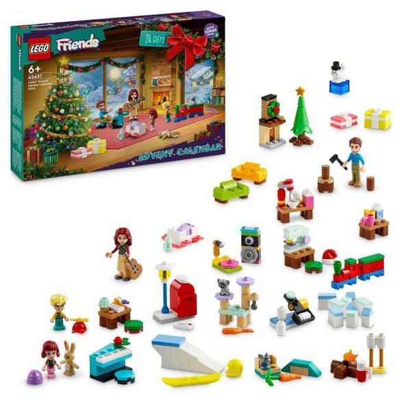 LEGO Friends 42637 Adventskalender 2024 Gaver før jul Indeholder 5 figurer