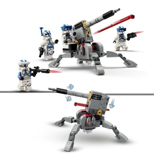 LEGO Star Wars 75345 501:a Legionens Klonsoldater Stridspaket med Kanon