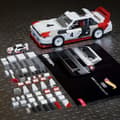 Miniatyrbild 4 av 6: MEGA-Hot Wheels-Audi 90 Quattro IMSA GTO, 973 delar för att bygga HRY20