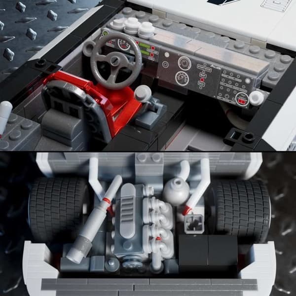 MEGA-Hot Wheels-Audi 90 Quattro IMSA GTO, 973 delar för att bygga HRY20