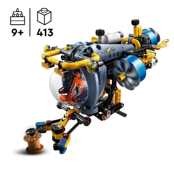 LEGO Technic 42201 Djuphavsubåt - Byggset för åldrarna 9+