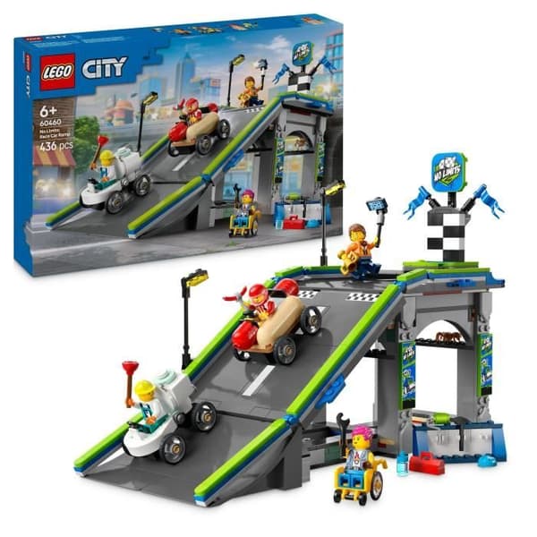 LEGO City 60460 Zero Limits: Racerbilsrampe - Byggesæt fra 6 år