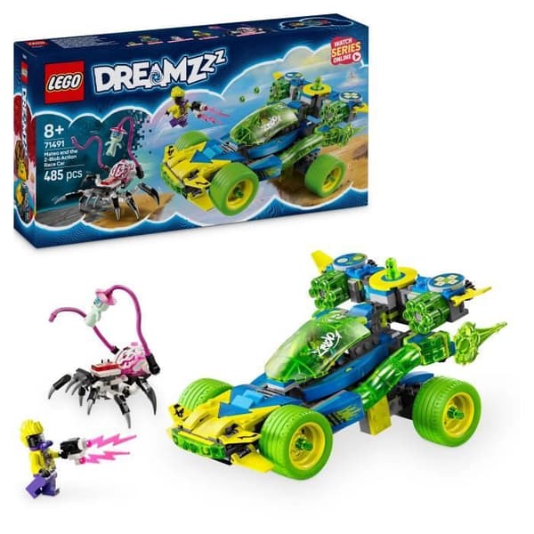 LEGO DREAMZzz 71491 Mateo og Z-Blob Racerbilen - 3-i-1 Byggelegetøj