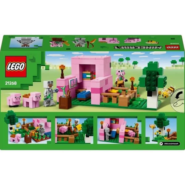 LEGO Minecraft 21268 Nasun talo - Rakennussetti 7-vuotiaille ja sitä vanhemmille tytöille