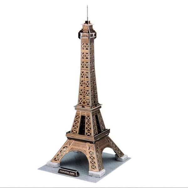 3D-puslespil - Eiffeltårnet - Byggespil - EXPLORA - 39 brikker - Fra 5 år