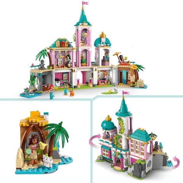 LEGO | Disney 43267 Prinsessslott och kungliga husdjur - Spel för flickor från 6 år