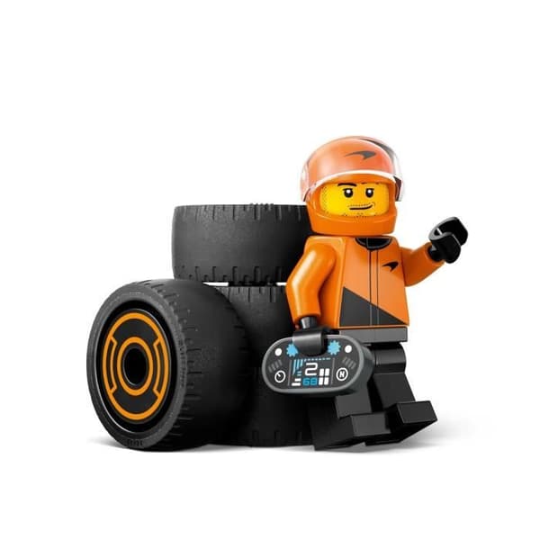 LEGO City 60442 McLaren racerbil med F1-förare - Leksak för pojkar från 6 år