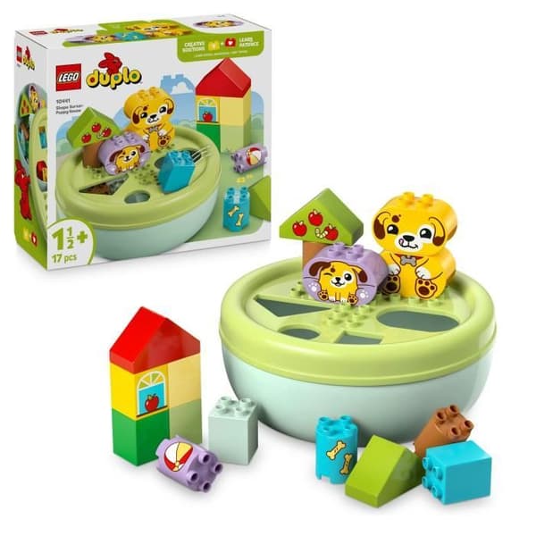 LEGO DUPLO Ensimmäinen 10441 Muotolajittelijani: Pentutalo - Varhaiskehityspeli 18 kuukaudelle