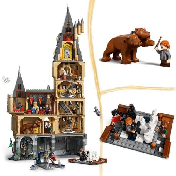 LEGO Harry Potter 76454 Hogwarts slott: Huvudtornet - Spel för pojkar från 10 år