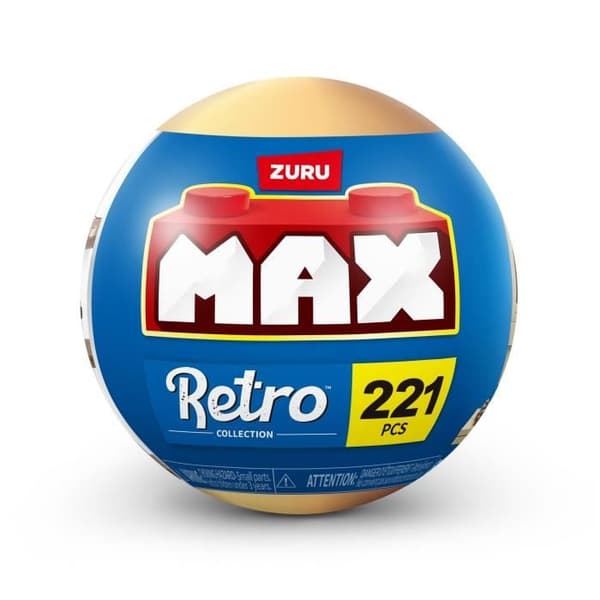 Byggesæt - ZURU - Retro - 221 dele - 6 designs - Nostalgisk atmosfære
