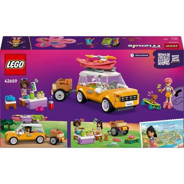 LEGO Friends 42659 Bilresa med vänner - Byggset för flickor 6 år