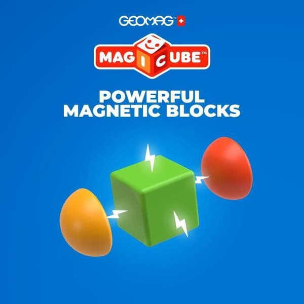 Magnetiske blokke - GEOMAG - Magicube 061 - 8 stk. - Stabelbare - Genbrugsplast