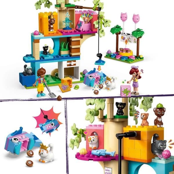 LEGO Friends 42666 Födelsedagskalas och klösträd - Spel för flickor från 6 år