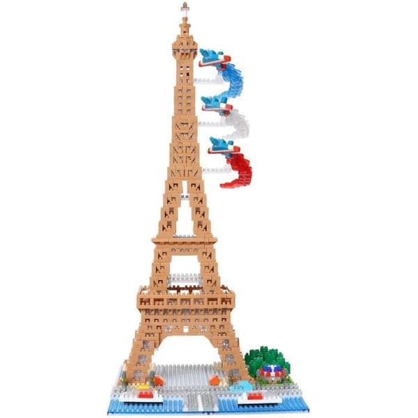 Nanoblock - Bandai - NB057 - Eiffeltårnet - 500 brikker - Gør-det-selv - Fra 8 år