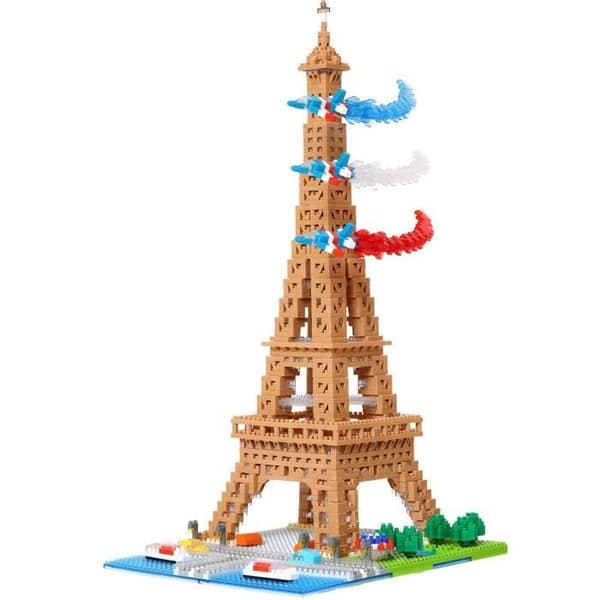 Nanoblock - Bandai - NB057 - Eiffeltårnet - 500 brikker - Gør-det-selv - Fra 8 år
