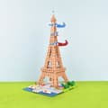 Miniatyrbillede 2 af 6: Nanoblock - Bandai - NB057 - Eiffeltårnet - 500 brikker - Gør-det-selv - Fra 8 år