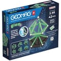 Pikkukuva 1 / 6: Rakennussarja - GEOMAG - Glow Recycled - 42 osaa - Luminescent - Magneettinen - Kierrätettyä muovia