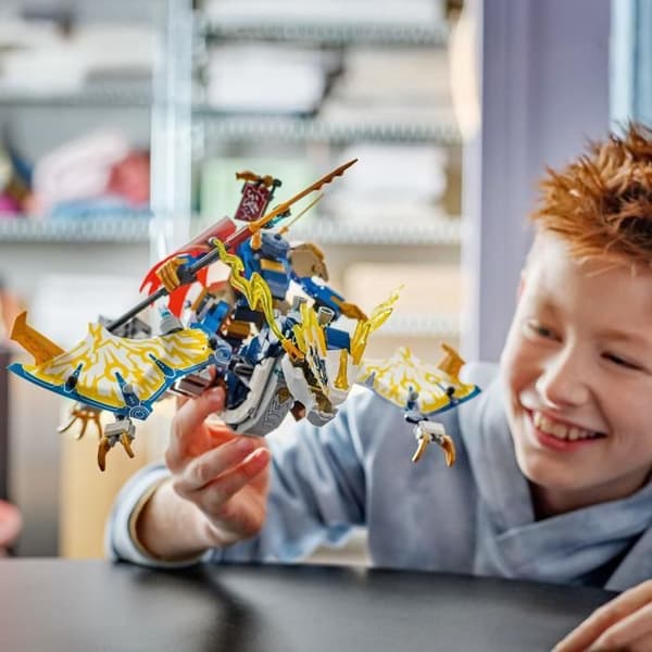 LEGO NINJAGO 71843 Rogues Dragerytterrobot - Byggesæt til drenge fra 8 år