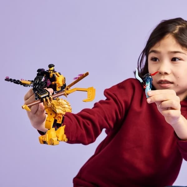 LEGO NINJAGO 71839 Arinin Spinjitzu-robotti - Rakennussetti 7-vuotiaille pojille