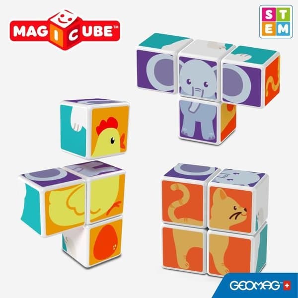 MAGICUBE Eläinystävät (4 kuutiota)