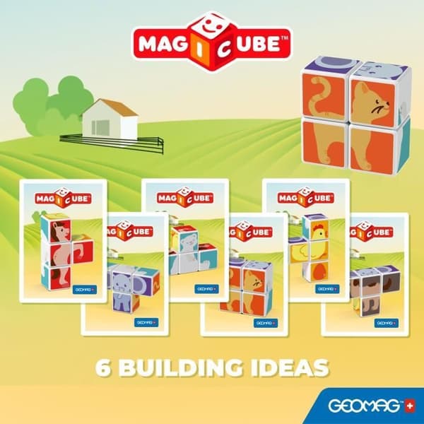 MAGICUBE Eläinystävät (4 kuutiota)