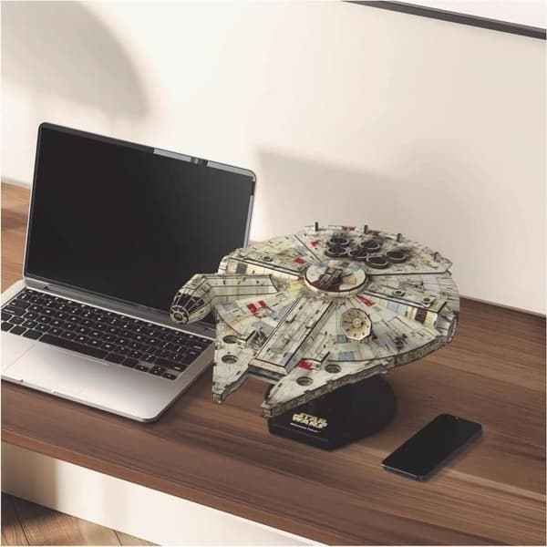 Star Wars - MILLENNIUM FALCON - 4D-modellbyggsats att bygga - 48 cm