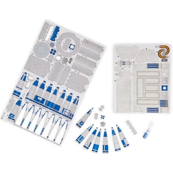 Star Wars - R2-D2 Star Wars - 4D-model til at bygge - 28 cm