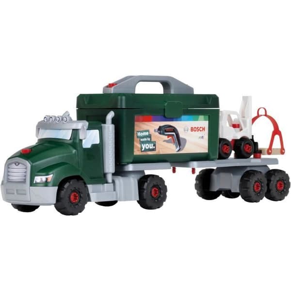 Tee-se-itse-lelu - KLEIN - Bosch DIY-kuorma-auto koottavaksi/purettavaksi - Rakennussarja, jossa on yli 80 osaa.