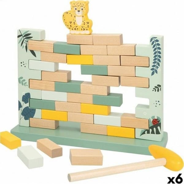 NC Set De Construction Woomax Djur 44 Delar (6 Enheter)
