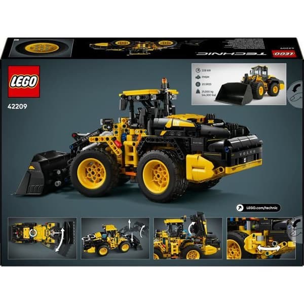 LEGO Technic 42209 Volvo L120 Electric Hjulgrävare - Spel för pojkar från 9 år