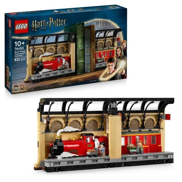 LEGO Harry Potter 76450 Bokhylla: Hogwarts Express - Spel för pojkar från 10 år